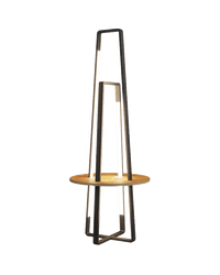 WOMO Tower Floor Lamp with Shelf-WM7048