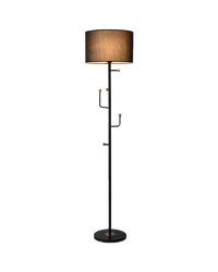 WOMO Coat Rack Tree Floor Lamp-WM7065