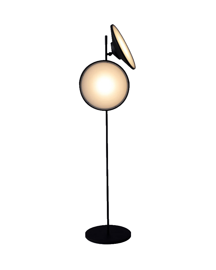 WOMO 2-bulb Moons Reading Floor Lamp-WM7076