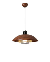 WOMO Walnut Dome Pendant Light-WM2983