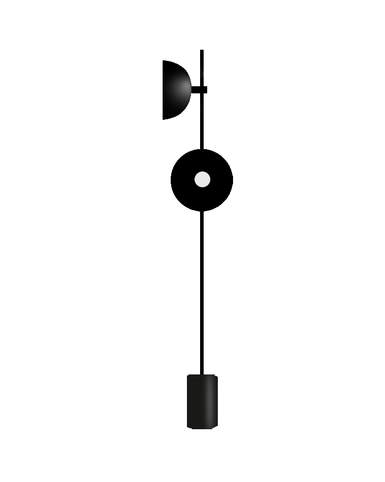 WOMO Adjustable 2-bulb Studio Floor Lamp-WM7022