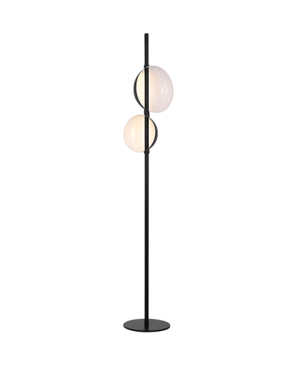 WOMO 2-bulb Semi-Globe Floor Lamp-WM7026