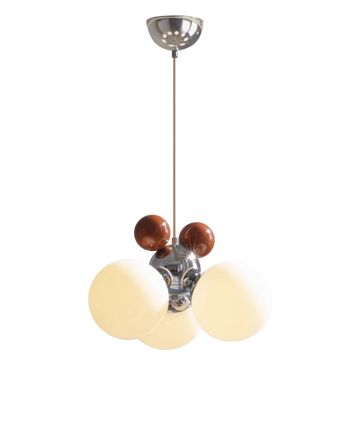 WOMO Glass Globe Pendant Light-WM2982