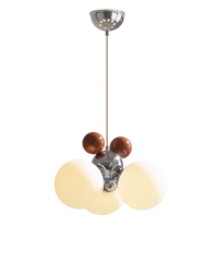 WOMO Glass Globe Pendant Light-WM2982