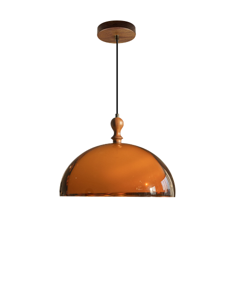 WOMO Brown Dome Pendant Light-WM2985