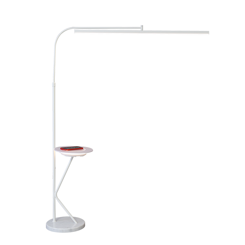 WOMO Linear Reading Floor Lamp with Charging Tray-WM7061