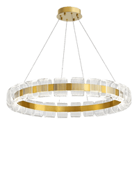 WOMO Gold Circular Led Chandelier-WM2166