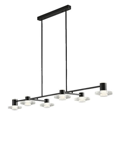 WOMO Black Linear Chandelier-WM2222