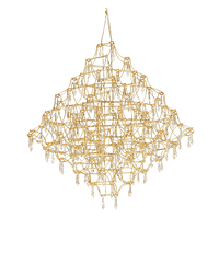 WOMO Large Sculptural Crystal Chandelier-WM2201