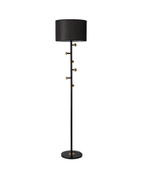 WOMO Coat Rack Tree Floor Lamp-WM7065