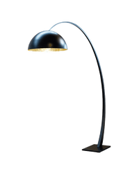WOMO Dome Arc Floor Lamp over Couch-WM7063