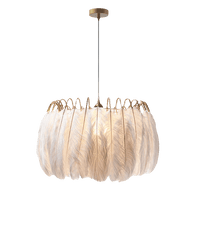 WOMO Feather Round Chandelier-WM2215