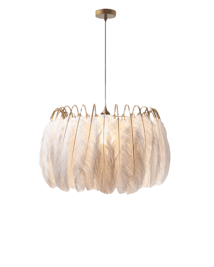 WOMO Feather Round Chandelier-WM2215