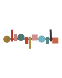 WOMO Colorful Sculptural Art Wall Sconce-WM6080