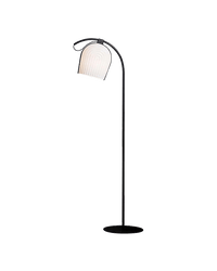 WOMO Pleated Arc Floor Lamp for Reading-WM7033
