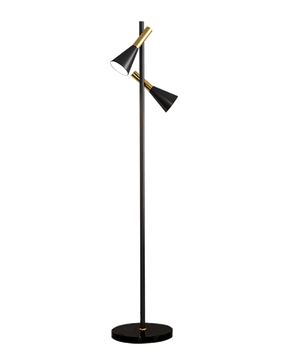 WOMO 2-bulb Adjustable Pole Floor Lamp-WM7067