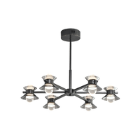 WOMO 6/8/10 Light Black Brass Chandelier-WM2226