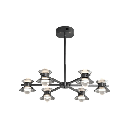 WOMO 6/8/10 Light Black Brass Chandelier-WM2226