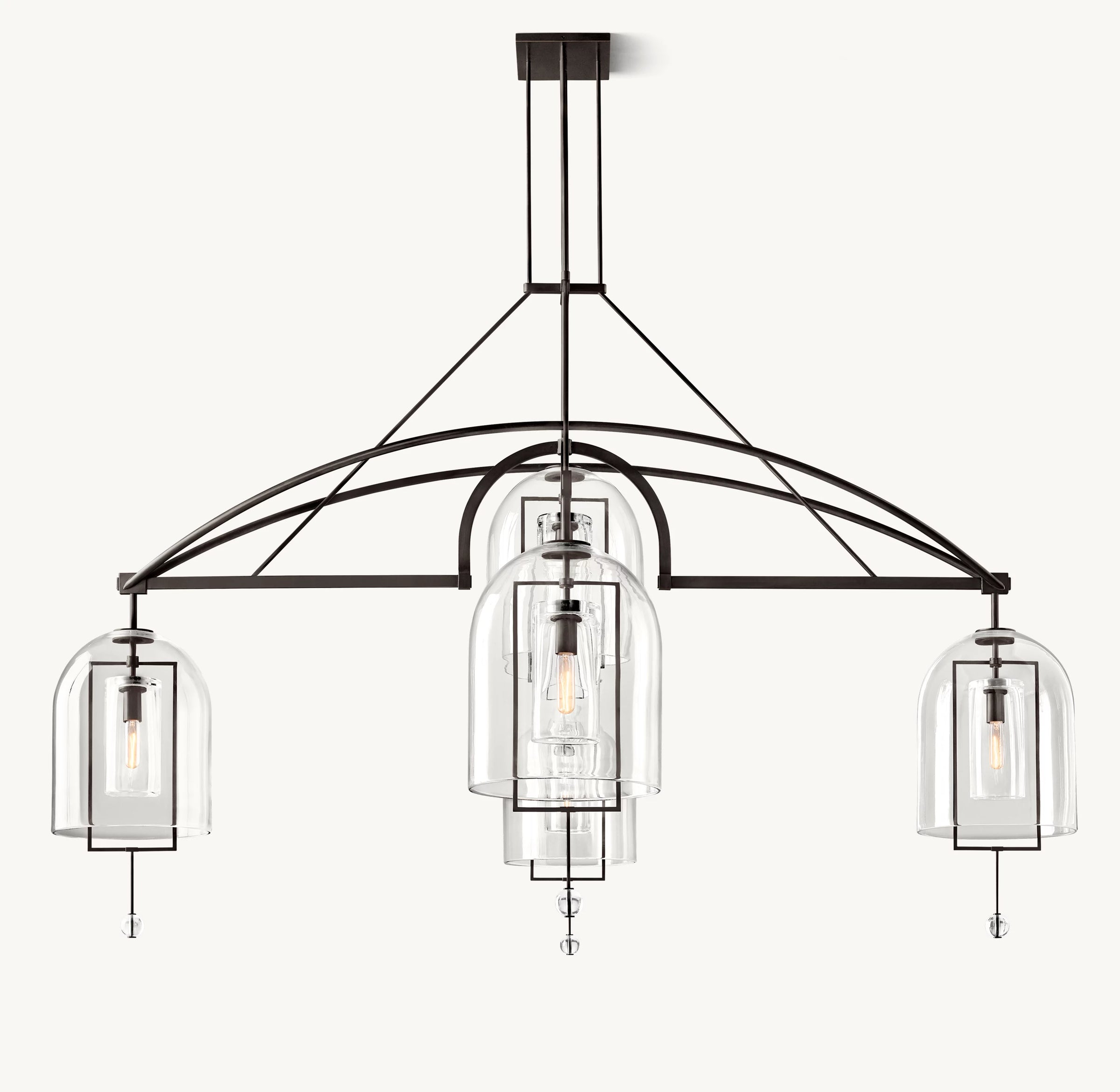 WOMO Bell Glass Chandelier - Fulcrum