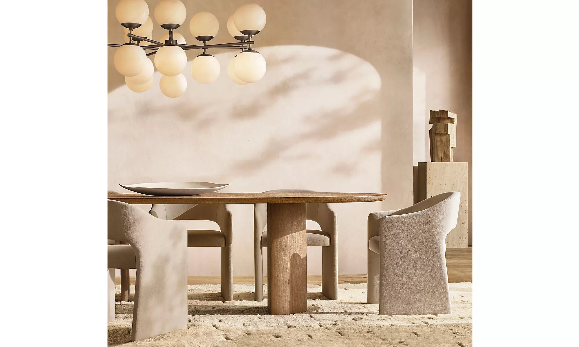 WOMO Alabaster Bubble Chandelier - Cirque
