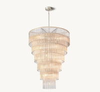 WOMO Crystal Rod Tiered Chandelier - Amadeo
