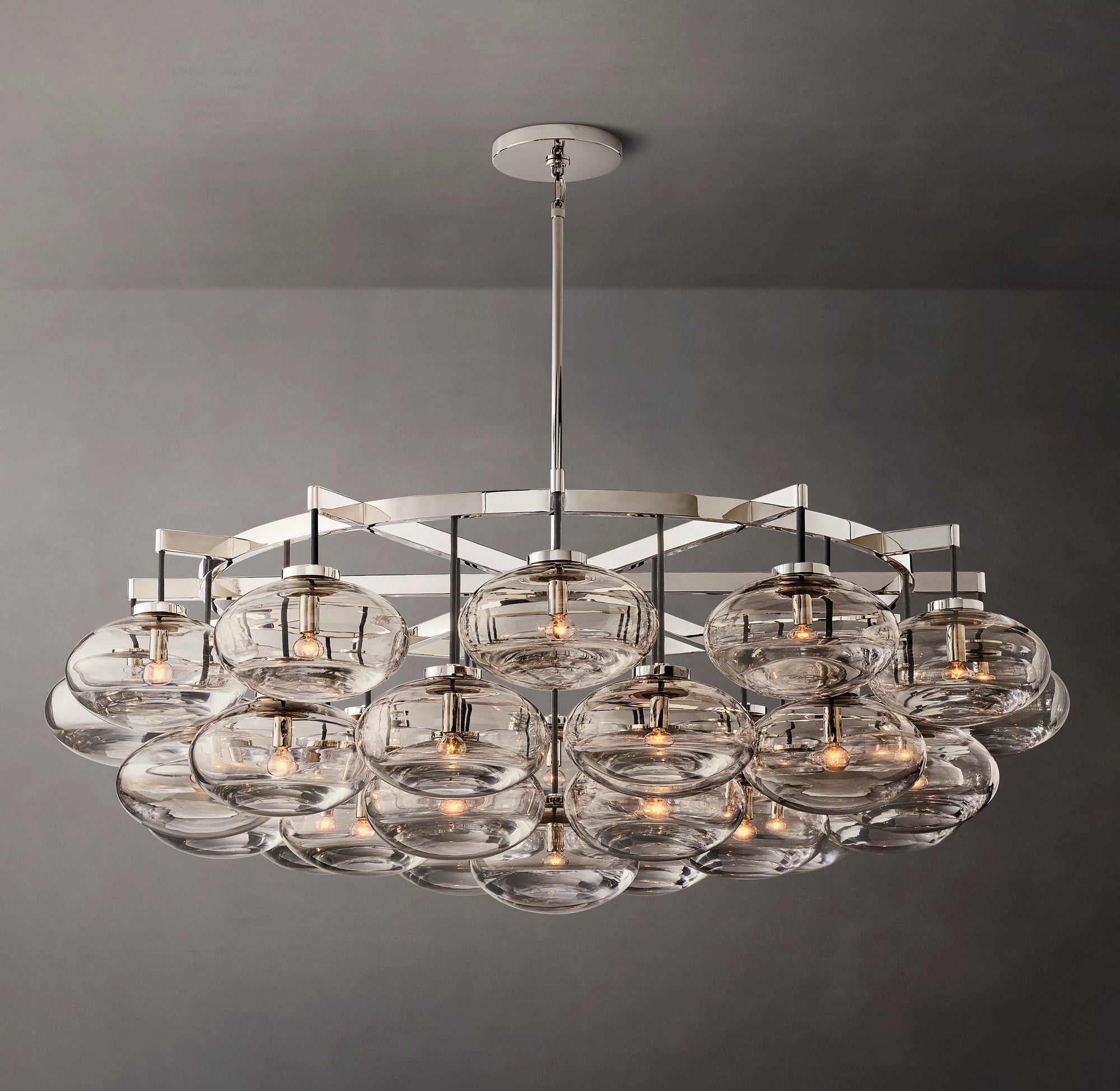 WOMO Globe Glass Cluster Chandelier - Cabrette