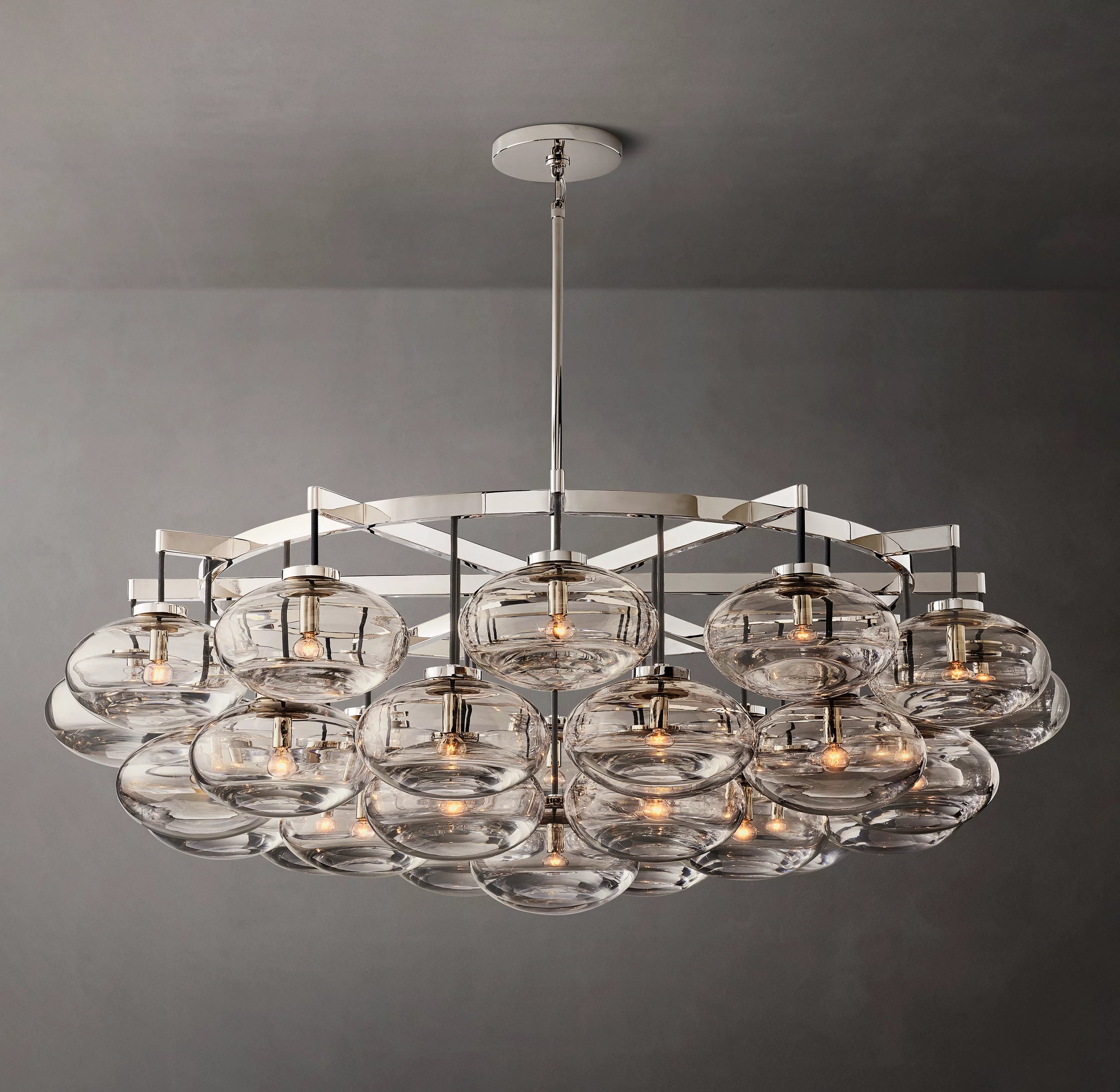 WOMO Globe Glass Cluster Chandelier - Cabrette