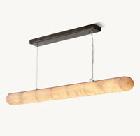 WOMO Lisse Linear Alabaster Chandelier - Rivage