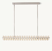 WOMO Hexagonal Crystal Linear Chandelier – Arcachon