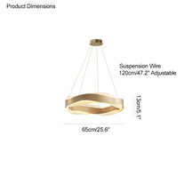 WOMO Wave Circular LED Chandelier-WM2195