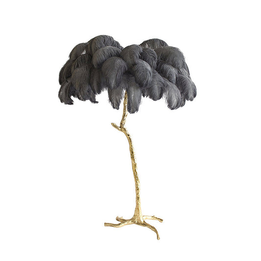 WOMO Feather Palm Tree Floor Lamp-WM7000