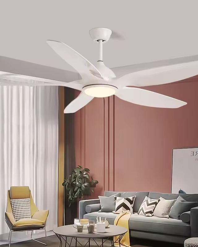 WOMO Low Profile Modern Ceiling Fan Lamp-WM5062