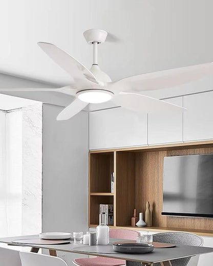 WOMO Low Profile Modern Ceiling Fan Lamp-WM5062