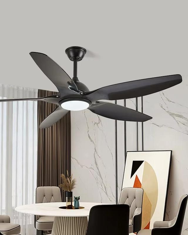 WOMO Low Profile Modern Ceiling Fan Lamp-WM5062