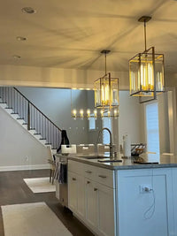 WOMO Glass Lantern Pendant Light - Beckman