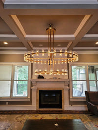 WOMO 60 Inch Hexagonal Crystal Tiered Chandelier – Arcachon