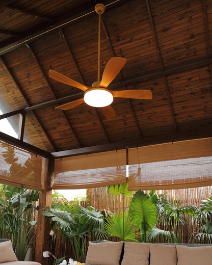 WOMO Scandi Reversible Ceiling Fan with Light-WM5002