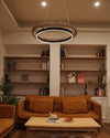 WOMO Circular Wood Led Chandelier-WM2492 thumbnail