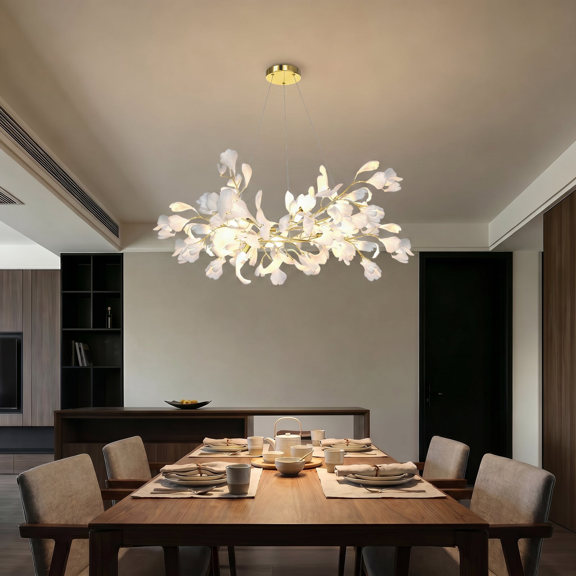 WOMO Gingko Branch Chandelier-WM2424