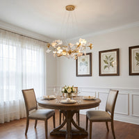WOMO Gingko Ceramic Chandelier-WM2411