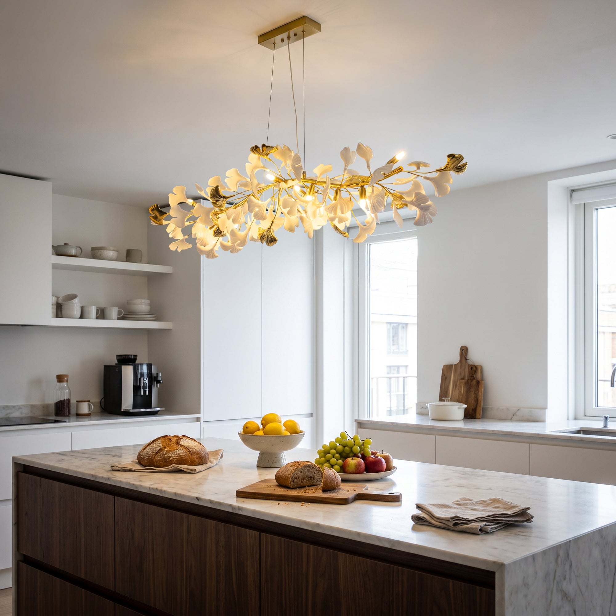 WOMO Gingko Linear Chandelier-WM2432