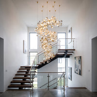 WOMO Gingko Spiral Chandelier-WM2423
