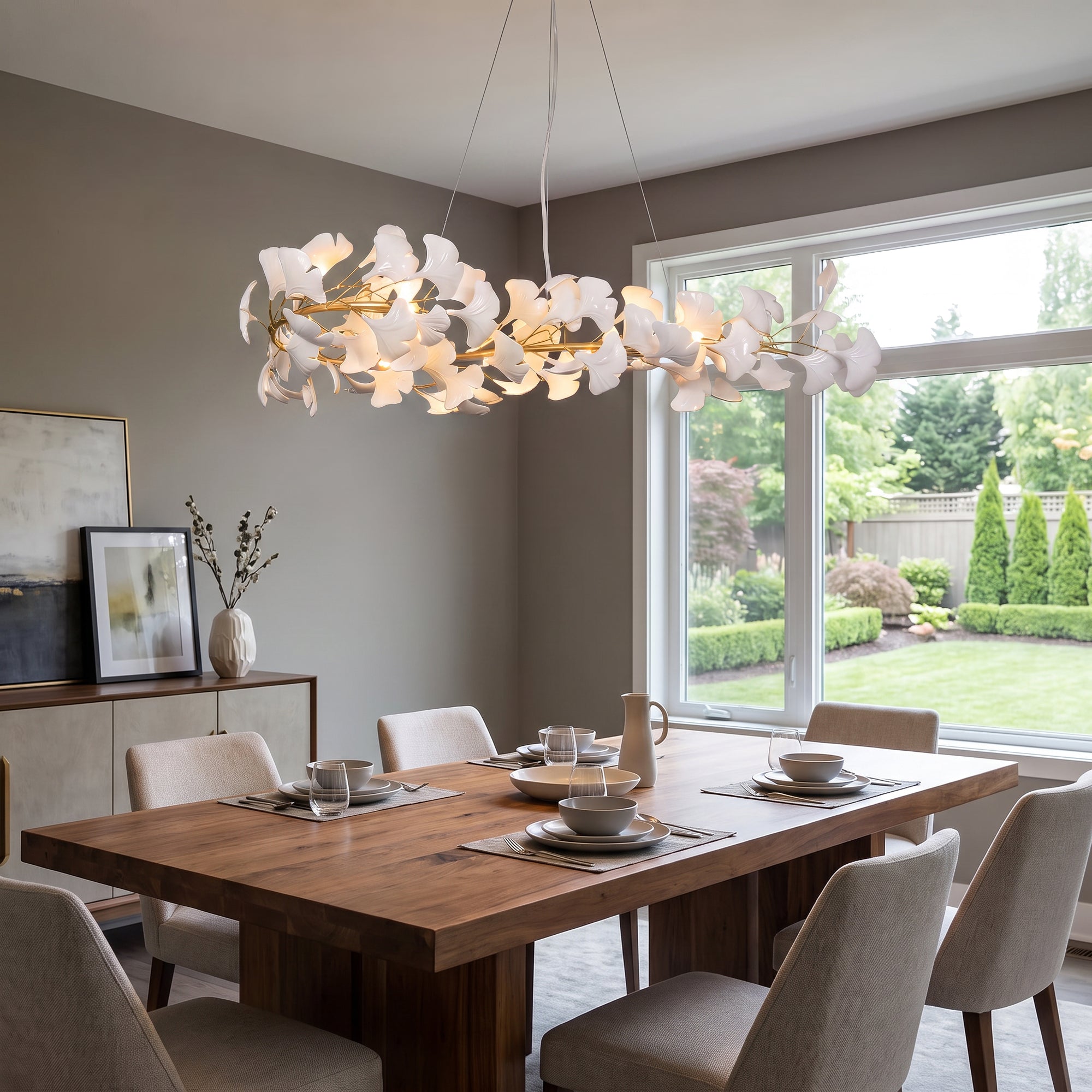 WOMO Gingko Linear Chandelier-WM2415