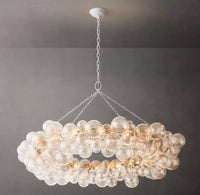 WOMO Glass Bubble Ring Chandelier - Talia