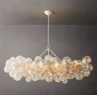 WOMO Glass Bubble Linear Chandelier - Talia