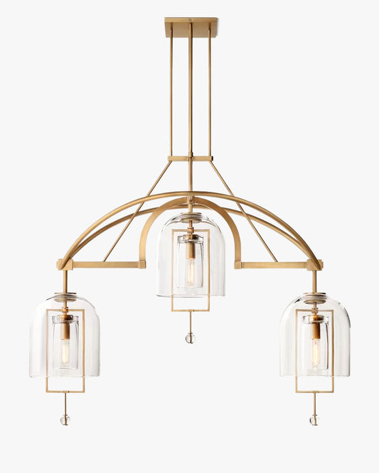 WOMO Bell Glass Linear Chandelier - Fulcrum