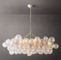 WOMO Glass Bubble Linear Chandelier - Talia