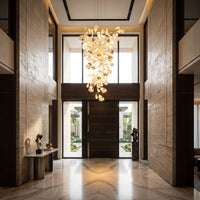 WOMO Gingko Long Staircase Chandelier-WM2425