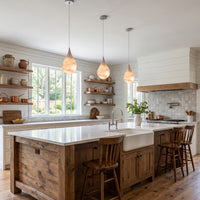 WOMO Alabaster Raindrop Pendant Light-WM2901