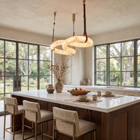 WOMO Infinity Alabaster Chandelier-WM2886